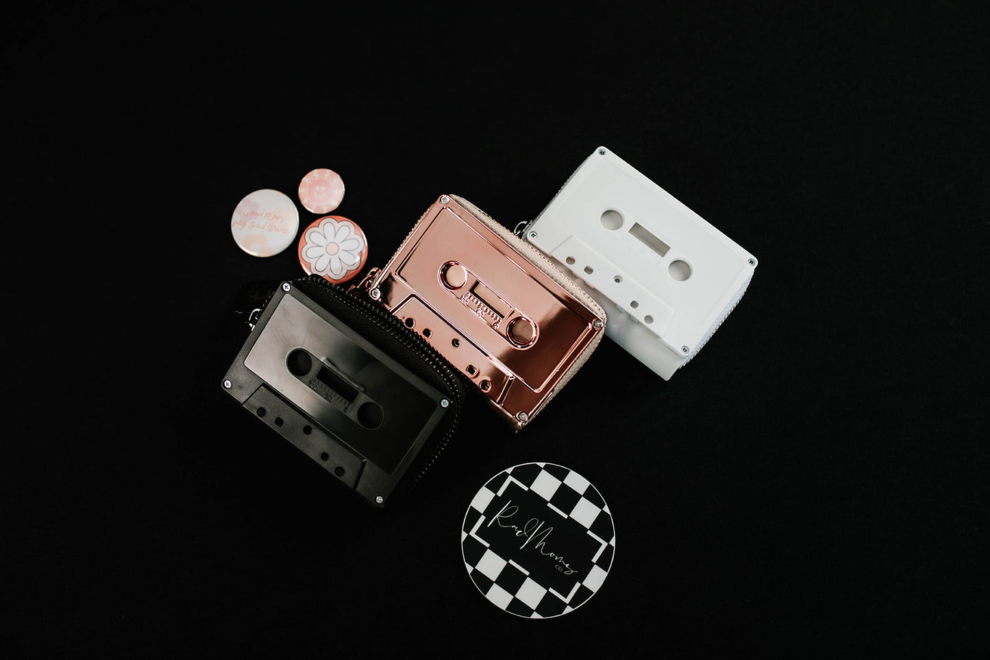 Cassette Tape Wallets ( multiple color options)