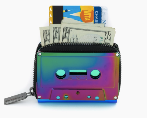 Cassette Tape Wallets ( multiple color options)